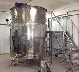 Equipment unit for production of chaga extract